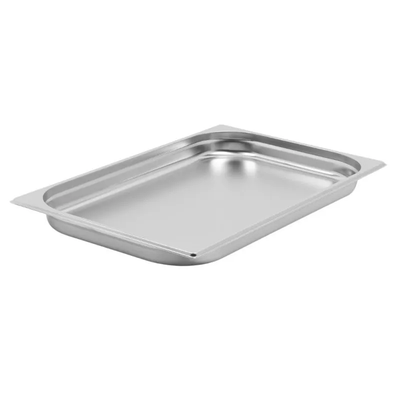 GN-Behälter GN 1/1 Edelstahl 530 x 325 x 40 mm - 4 L - Garen, Servieren und Lagern von Lebensmitteln