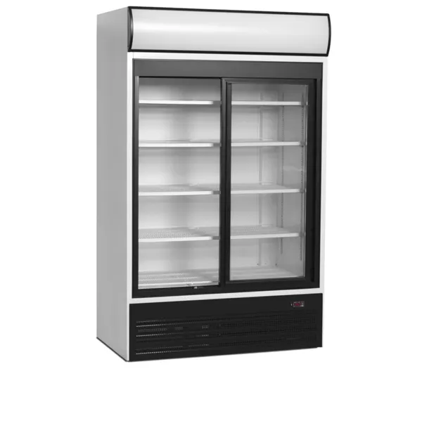 Kühlschrank mit 2 Schiebetüren aus Glas - 645 L