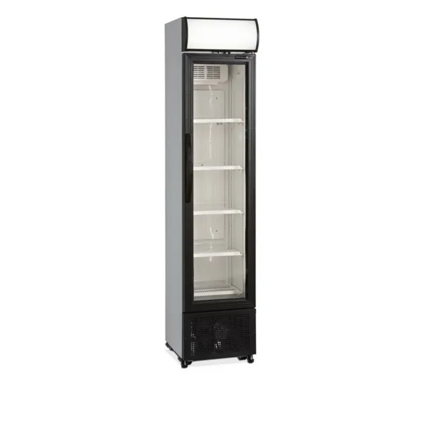 Getränkekühlschrank mit Glastür Weiß - 114 L