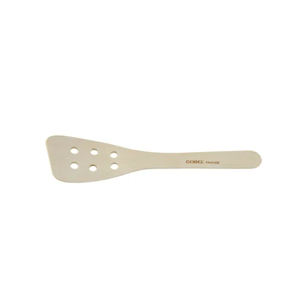 Geschwungener Spatel mit Löchern aus Buche - 30 cm