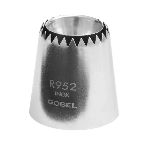Sultankegel gezackt Kegel Ras Edelstahl - ⌀ 30 mm