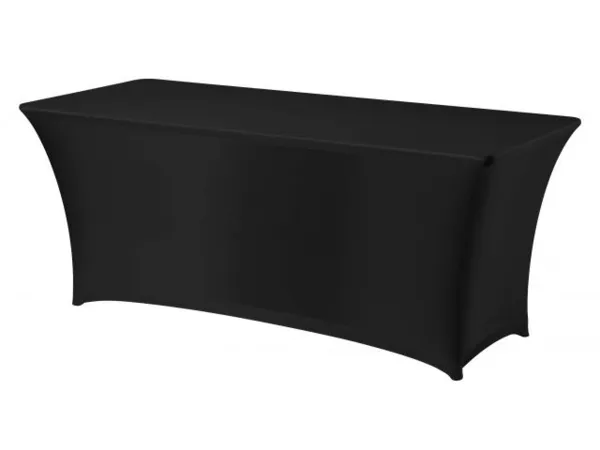 Abdeckung für schwarzen rechteckigen Tisch 1200