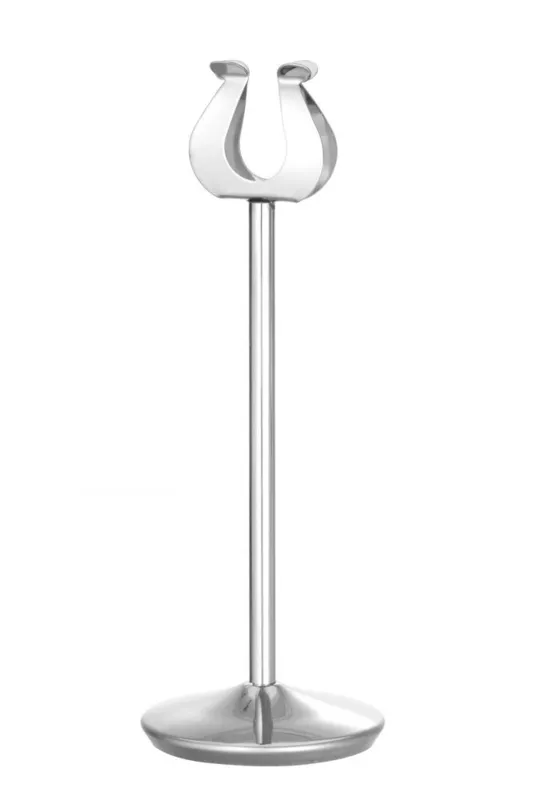 Speisekartenhalter aus Edelstahl - H 200 mm
