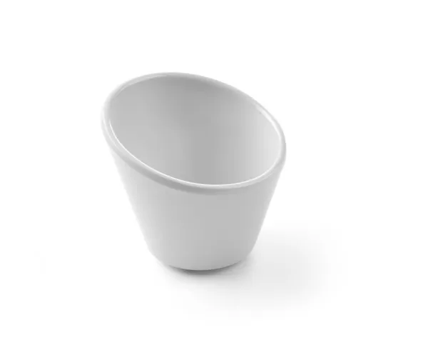 Geneigter Schüssel aus Melamin - 70 x 70 mm