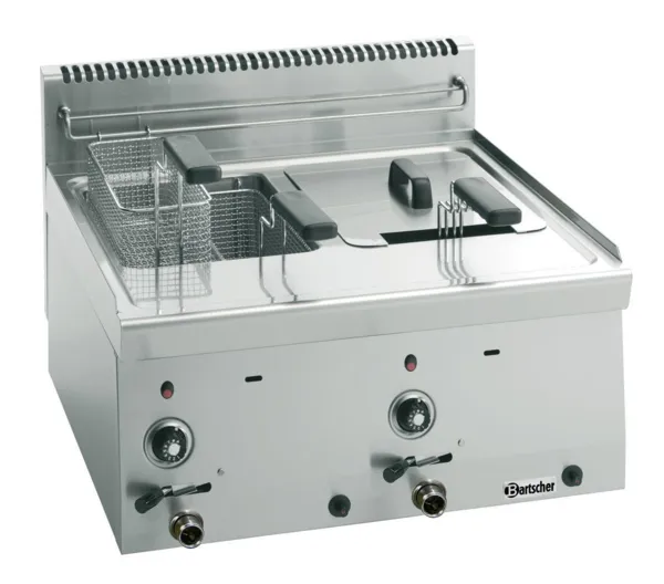 Fritteuse mit Gas 600 - 2x8 L