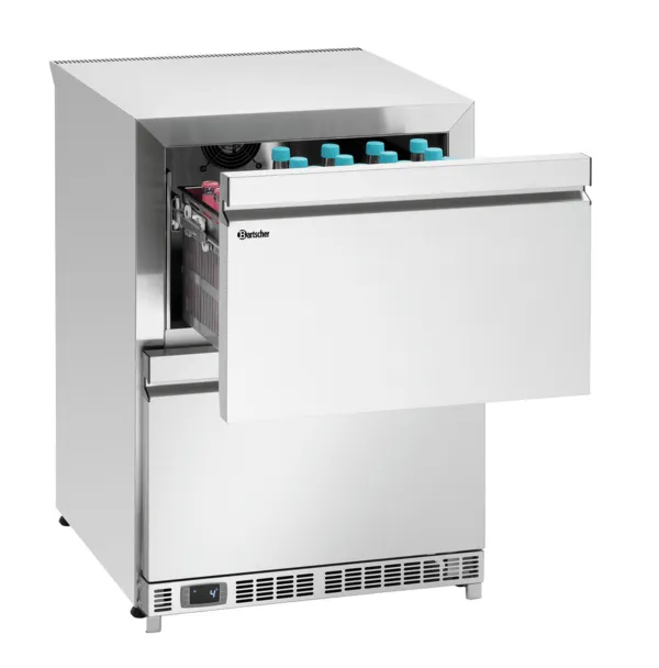 Kühltisch 2 Türen 2 Schubladen - B 600 x T 600 mm