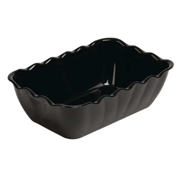 Schwarze Salatschüssel Medium - 2 L