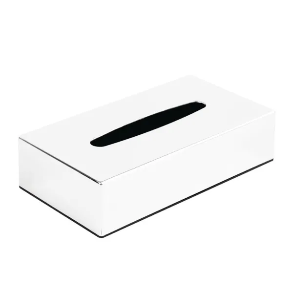 Rechteckige Chrom-Taschentuchbox