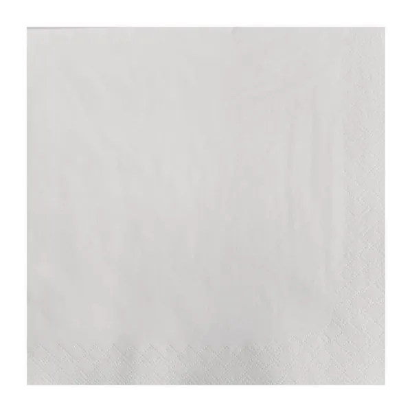 Papierserviette Weiß - 2-lagig - 300 x 300 mm - Packung mit 1500
