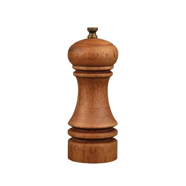 Salz- und Pfeffermühle aus Holz im antiken Look - H 150 mm