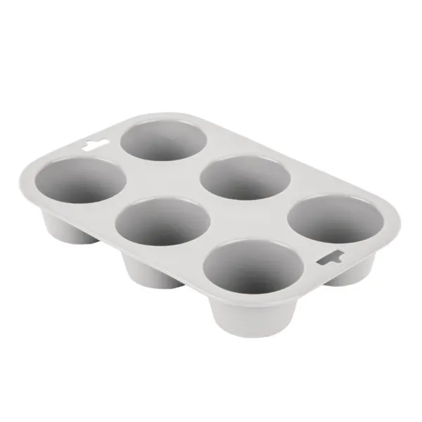Flexibles Silikonbackblech - 6 Muffins