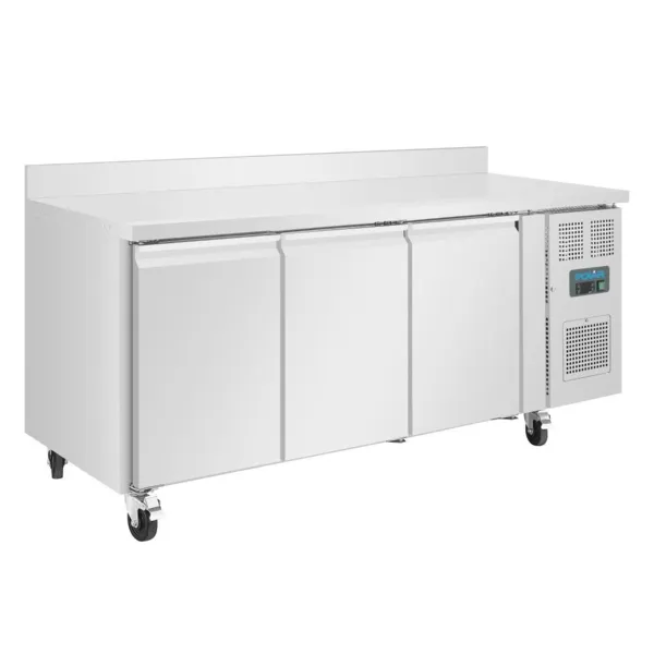 Kühltisch mit 3 Türen und Rückwand Serie U - 417L