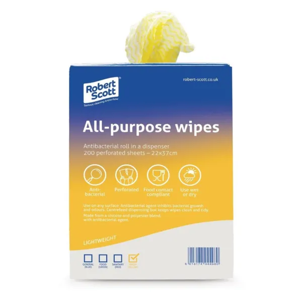 Allzweck-Antibakterielle Gelbe Lappen - 200 Lappen