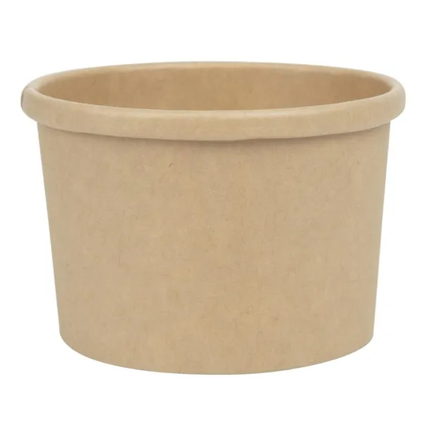 Suppenschüsseln aus mikrowellengeeignetem und recycelbarem Kraftpapier - 225 ml - Packung mit 500