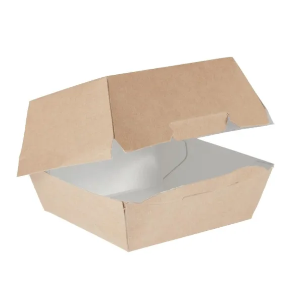 Papp-Burgerboxen Standardkompostierbar - B 108mm - Packung mit 250