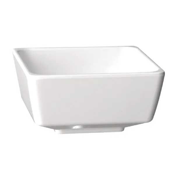 Quadratischer schwimmender weißer Schüssel - 50 ml