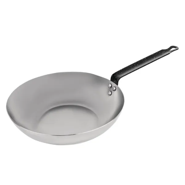 Wok aus Karbonstahl 28 cm