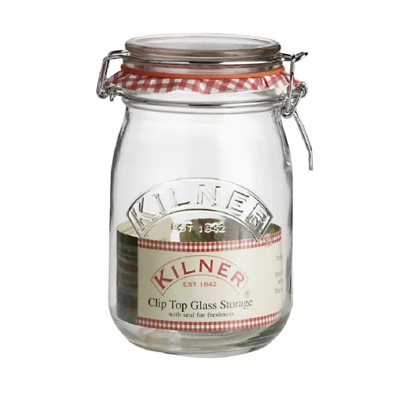 Einmachglas mit Clip - 1L