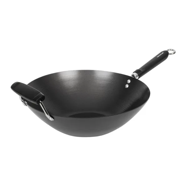 Wok mit flachem Boden und Antihaftbeschichtung - 35 cm