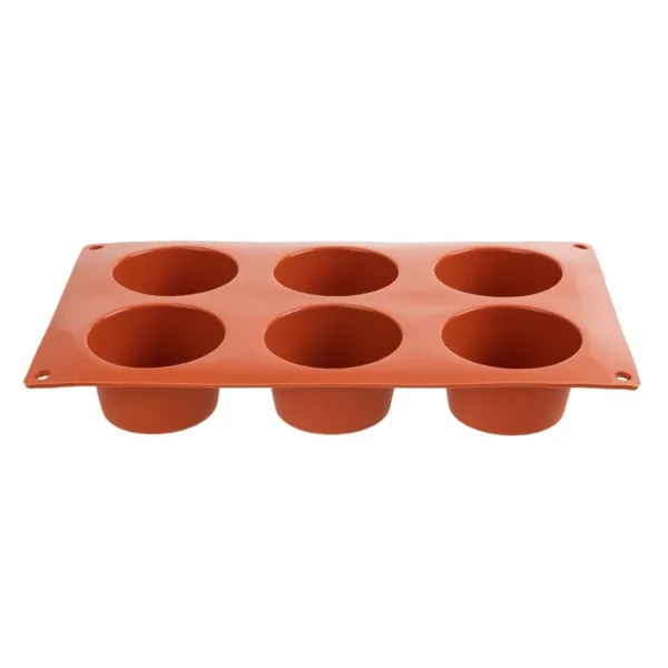 Silikon-Muffinform für 6 Muffins Formaflex