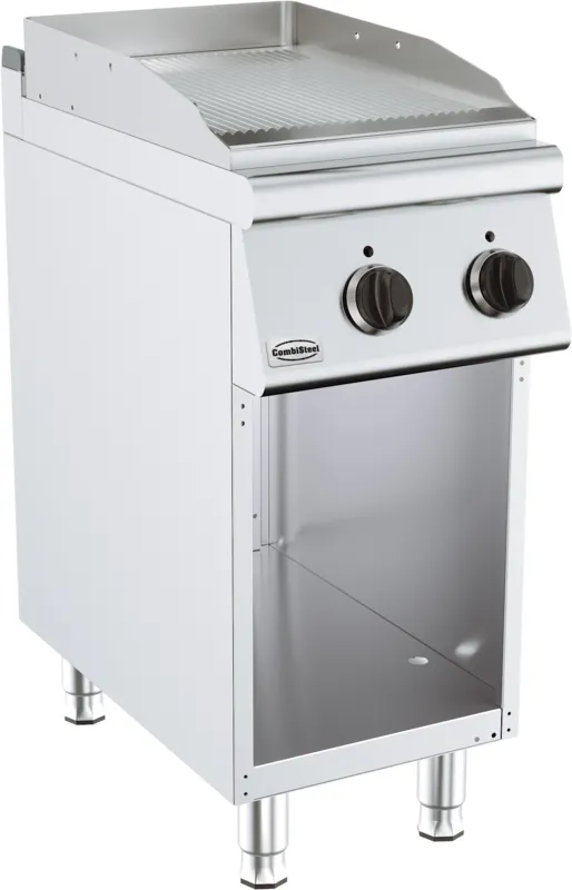 Elektrische gerillte Plancha auf Schrank - Serie 700