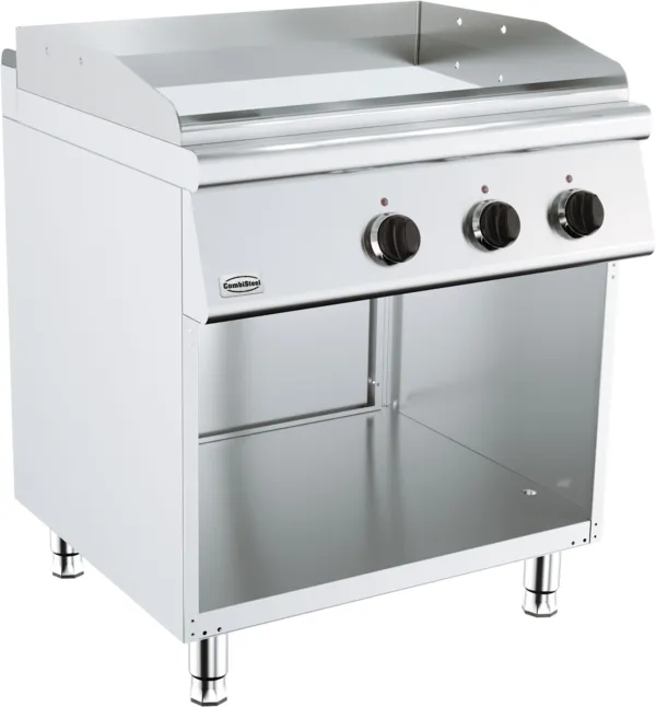 Elektrische Chrom-Grillplatte auf Unterschrank - Serie 700 - 800 mm