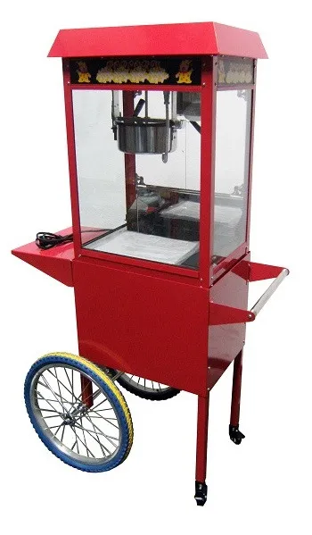 Professioneller Popcorn-Maschine auf Rollen