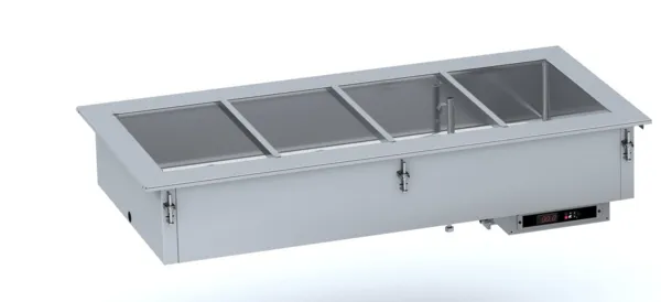 Bain-Marie Drop-In mit manueller Wasserbefüllung - GN 1/1