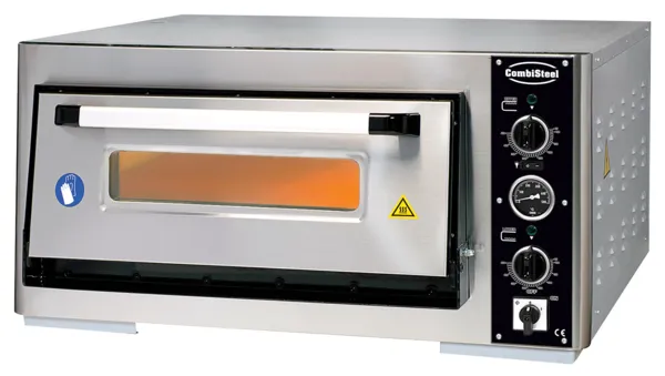 Pizzaofen mit 1 Kammer - 6 Pizzen - 400 V