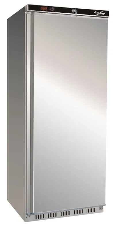 Positive Edelstahl-Kühlschrank - 1 Tür - 570 L