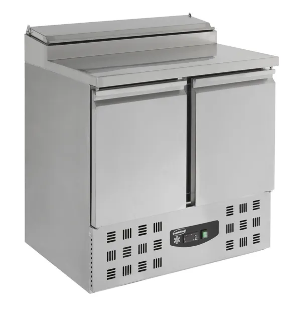 Kühltheke - 2 Türen - 5 GN 1/6 Behälter