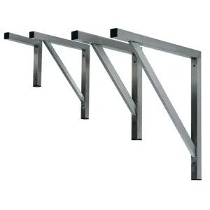 Unterstützung für Regal aus Edelstahl - 425 mm