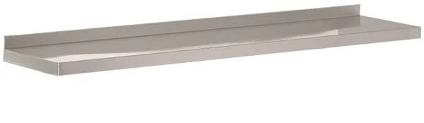 Wandregal aus Edelstahl - L 1000 x T 400 mm