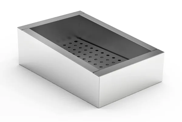 Geneigter Crushed-Ice-Behälter mit seitlichem Ablauf - GN 1/1