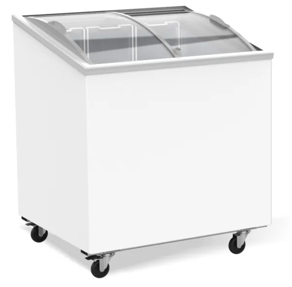 Gefriertruhe mit Glasdeckel - 198 L