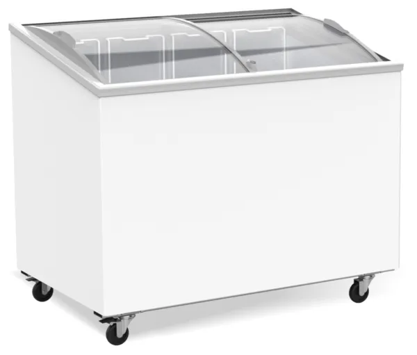 Gefriertruhe mit Glasdeckel - 297 L