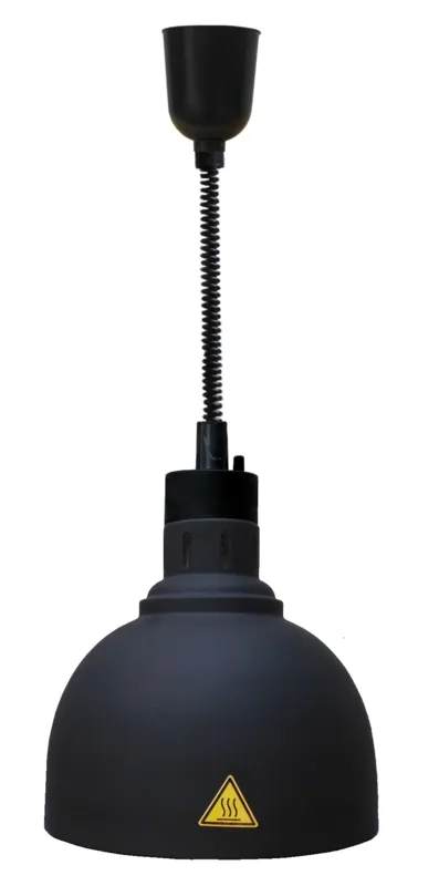Runde Heizlampe - Schwarz