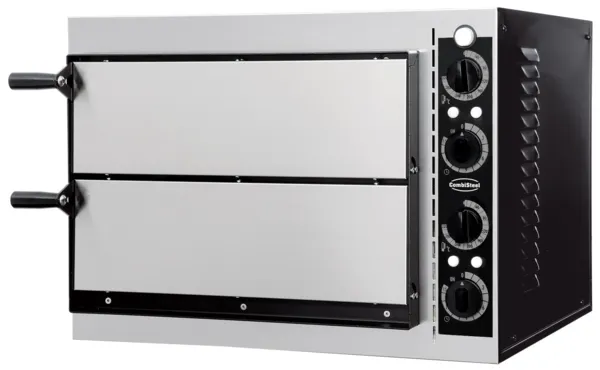 Pizzaofen mit 2 Kammern - 2 Pizzen - 230 V