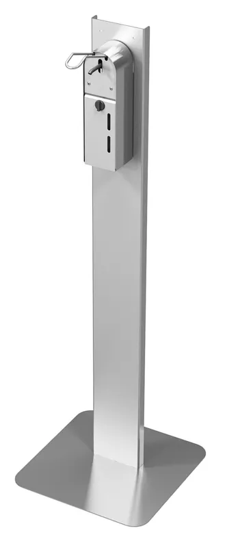 Desinfektionsstation mit Ellbogenbedienungsspender