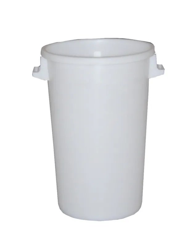 Weißer Mülleimer - 200 L