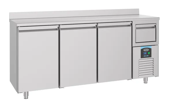 Positive Kühltisch GN 1/1 mit Aufkantung - 632 L