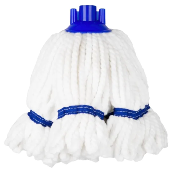 Mikrofaser-Wischmopkopf mit blauem Streifen - 0,15 kg