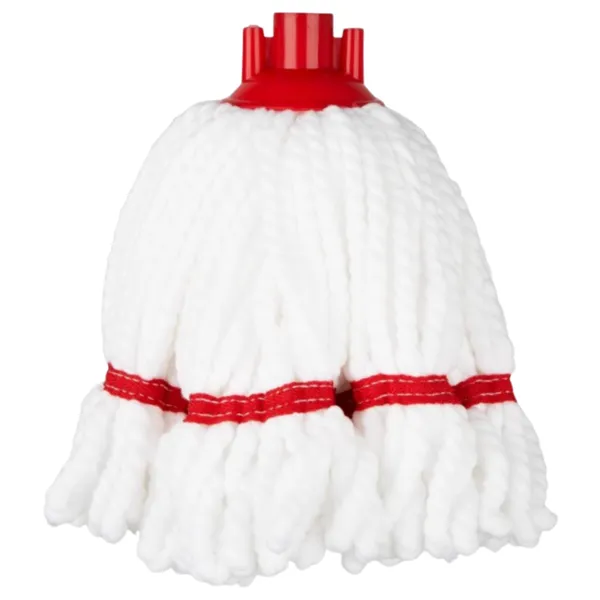Mikrofaser-Wischmopkopf mit rotem Band - 0,15 kg