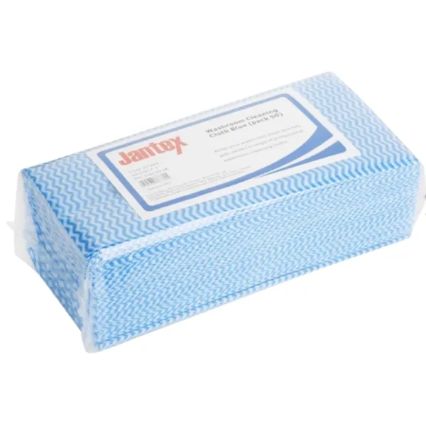 Blaue Badezimmer-Reinigungstücher - Set von 50