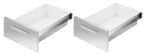 Schublade für Sockel - Serie 650 - Satz von 2