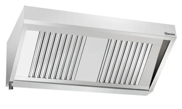 Wandhaube mit Beleuchtung - L 1400 x T 700 mm