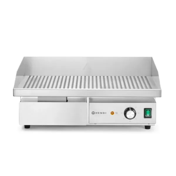 Grillplatte gerillt - 548 x 350 mm