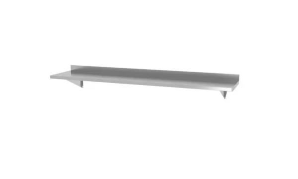 Wandregal mit 2 Halterungen - L 1400 x 300 mm