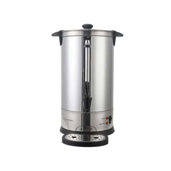 Professioneller Kaffeeperkolator 7 L 48 Tassen 950 W Edelstahl, Dauerfilter, Servierhahn - Generalüberholt