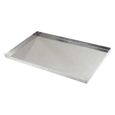 Backblech mit geradem Rand aus Edelstahl GN 1/1